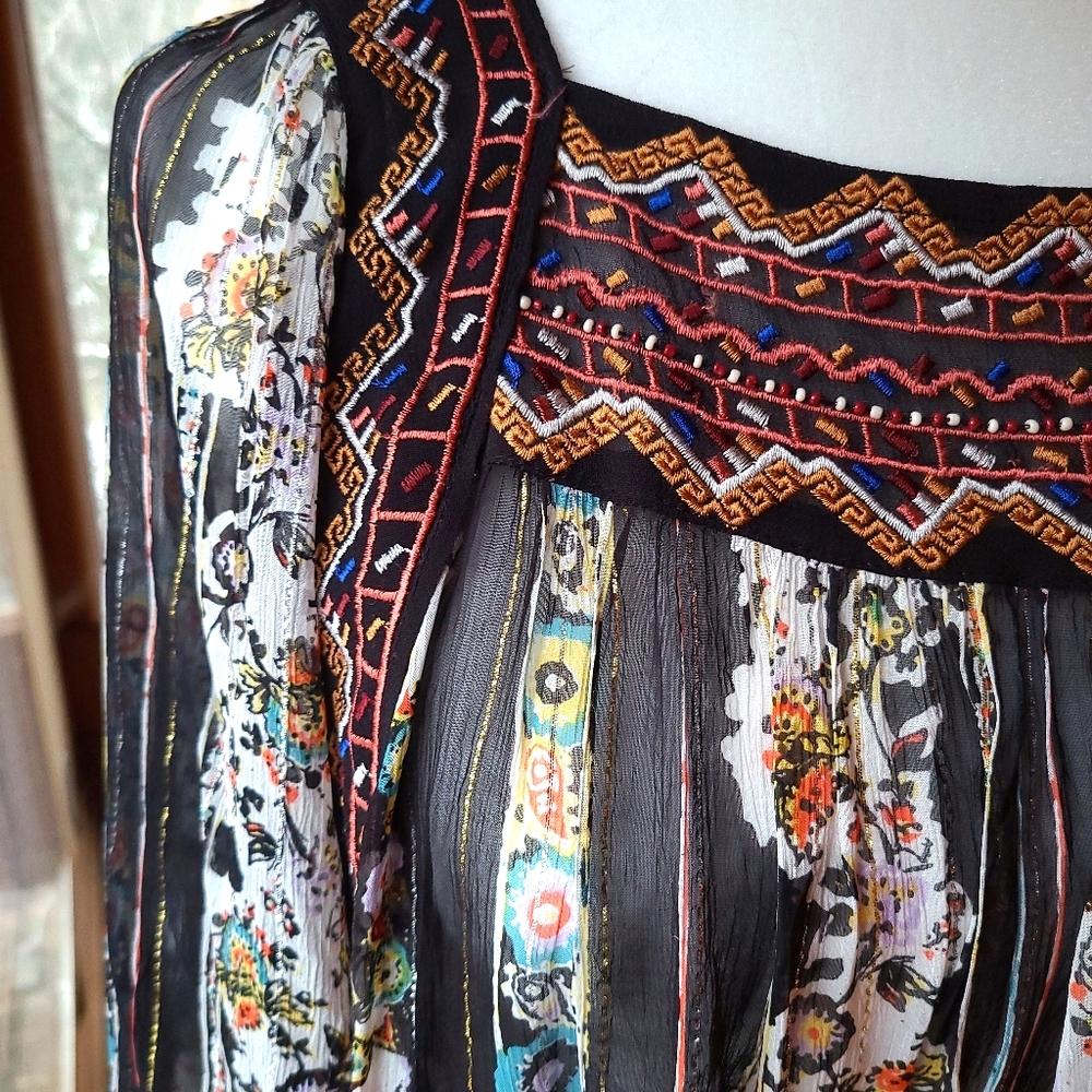 Free People Sheer Tunic Dress